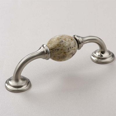Giallo Ornamental (Granite pulls and handles for kitchen Cabinet drawer door bathroom)
